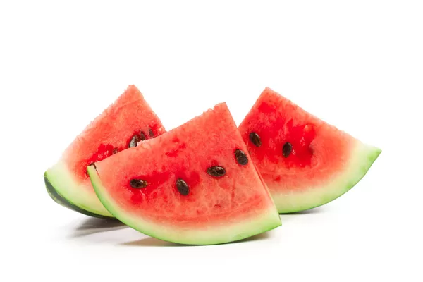 slice watermelon white background jpg